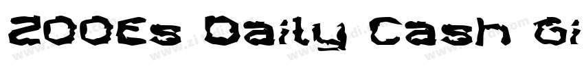 ZOOEs Daily Cash Gi字体转换